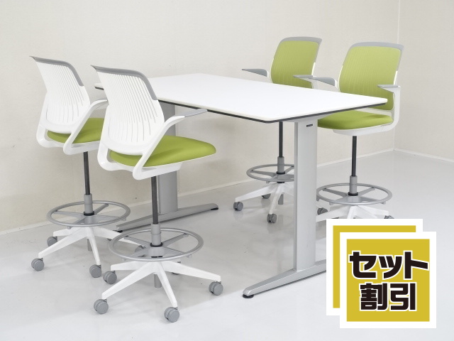 �n�C�e�[�u���i�g�P�O�O�����^�C�v�j�P�_�E�n�C�`�F�A�i���~�E��]�^�C�v�j�S�_�Z�b�g T-37343 ���i�ʐ^�F�I�J����