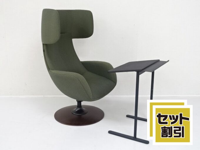 パーソナルチェア(回転式)テーブルセット O-38543 商品写真:オカムラ