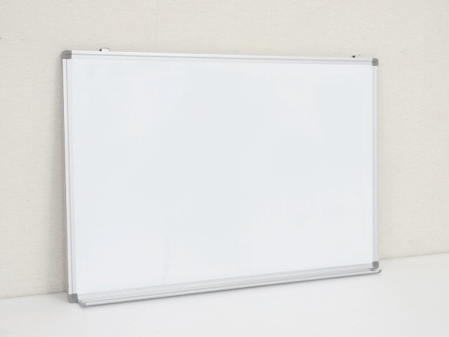 【新品】壁掛けホワイトボード（スチール板面） N-30191 商品写真：