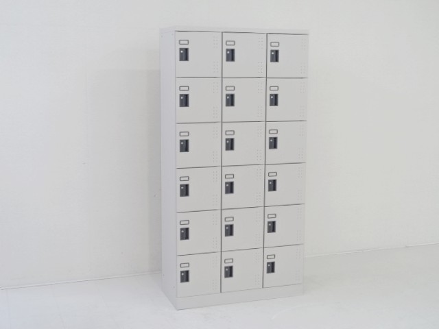 本物保証】 モモダ家具豊國工業 多人数用ロッカーロータイプ 3列4段 内