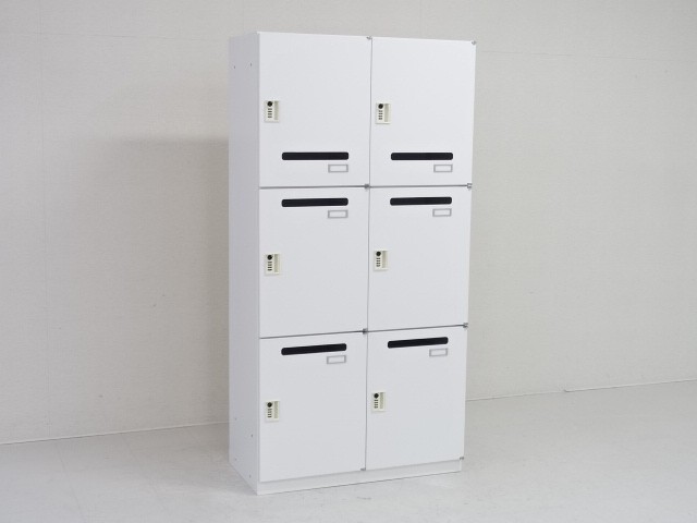 中古｜イトーキ｜Ｍ｜６人用メールロッカー（プッシュボタン錠タイプ 