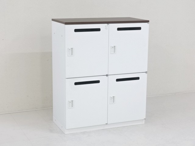 中古｜イトーキ｜シンライン｜４人用パーソナルメールロッカー 