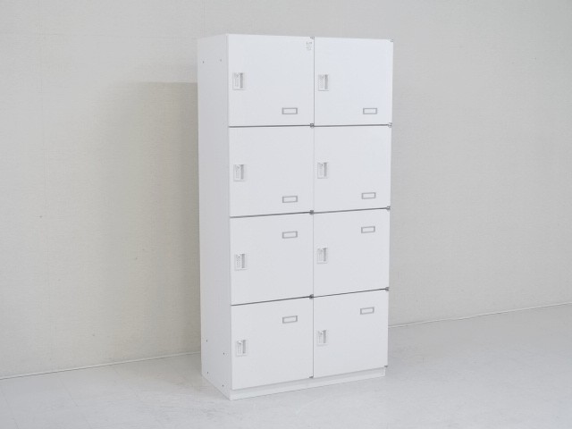 中古｜イトーキ｜シンライン｜８人用パーソナルロッカー（ダイヤル錠