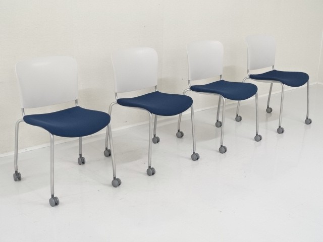 ミーティングチェアー4点セット MC-37383 商品写真:プラス