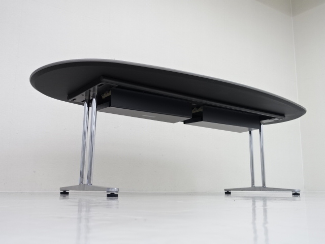 中古｜オカムラ｜インターレイス｜楕円型OAテーブル・ミーティングテーブル｜T27291｜オフィス家具の販売・通販サイト 楽市