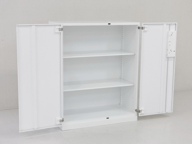 中古｜コクヨ｜エディア｜両開き書庫（Ｈ６ｃｍベース付）・スチール