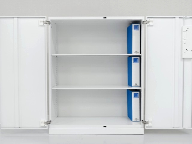 中古|コクヨ|エディア|両開き書庫(H6cmベース付 中古|コクヨ|エディア|両開き書庫(H6cmベース付